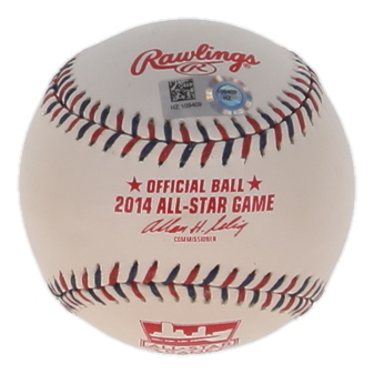 Mike Trout Signed Official 2014 All-Star Game Logo Baseball (MLB) at PristineAuction.com Mike Trout Signed Official 2014 All-Star Game Logo Baseball (MLB) at PristineAuction.com