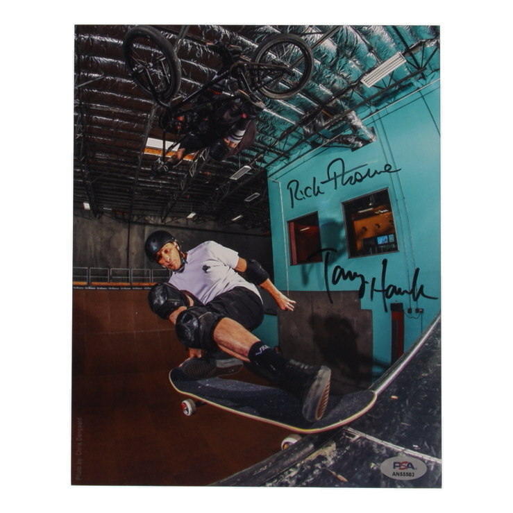 Tony Hawk & Rick Thorne Signed 8x10 Photo (PSA) at PristineAuction.com Tony Hawk & Rick Thorne Signed 8x10 Photo (PSA) at PristineAuction.com