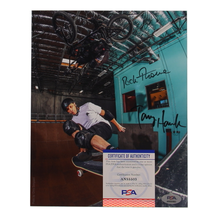 Tony Hawk & Rick Thorne Signed 8x10 Photo (PSA) at PristineAuction.com Tony Hawk & Rick Thorne Signed 8x10 Photo (PSA) at PristineAuction.com