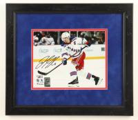 Jacob Trouba Signed Rangers Custom Framed Photo Display (Fanatics) at PristineAuction.com
