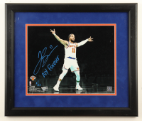Jalen Brunson Signed LE Knicks Custom Framed Photo Display Inscribed "NY Forever" #1/11 (Fanatics) at PristineAuction.com