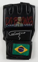 Charles Oliveira Signed Custom Brazil MMA Glove (Beckett) at PristineAuction.com