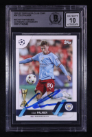 Cole Palmer Signed 2022-23 Topps UEFA Club Competitions #34 (Beckett | Auto Grade Beckett 10) at PristineAuction.com