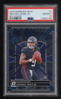 Michael Penix Jr. 2024 Panini Donruss Optic My House! #7 RC (PSA 10) at PristineAuction.com