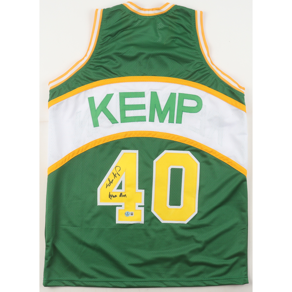 Shawn Kemp Signed Jersey Inscribed "Reign Man" (Beckett) at PristineAuction.com