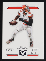 Odell Beckham Jr. 2019 Panini Vertex Purple #V-29 #9/49 at PristineAuction.com