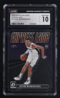 Victor Wembanyama 2023-24 Panini Donruss Optic Express Lane #8 RC (CGC 10) at PristineAuction.com