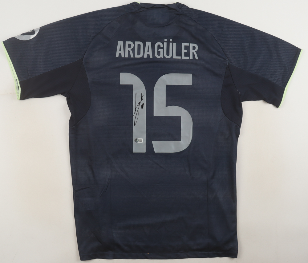 Arda Guler Signed Real Madrid Adidas Authentic Jersey (Beckett) at PristineAuction.com Arda Guler Signed Real Madrid Adidas Authentic Jersey (Beckett) at PristineAuction.com