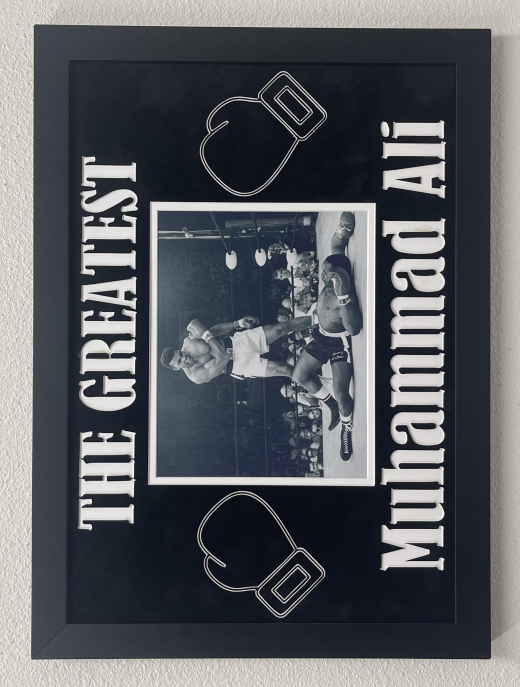 Muhammad Ali "The Greatest" Custom Framed Photo Display at PristineAuction.com Muhammad Ali "The Greatest" Custom Framed Photo Display at PristineAuction.com