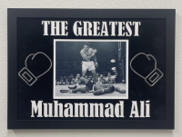 Muhammad Ali "The Greatest" Custom Framed Photo Display at PristineAuction.com