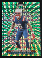 Christian Gonzalez 2024 Panini Mosaic Mosaic Green Swirl #154 #06/13 at PristineAuction.com