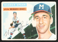 Warren Spahn 1956 Topps #10 at PristineAuction.com