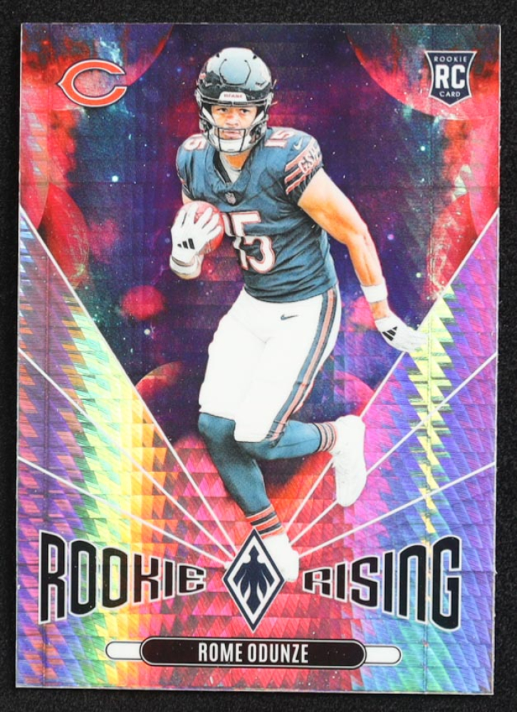 Rome Odunze 2024 Panini Phoenix Rookie Rising Hyper Prizm #RRROE RC