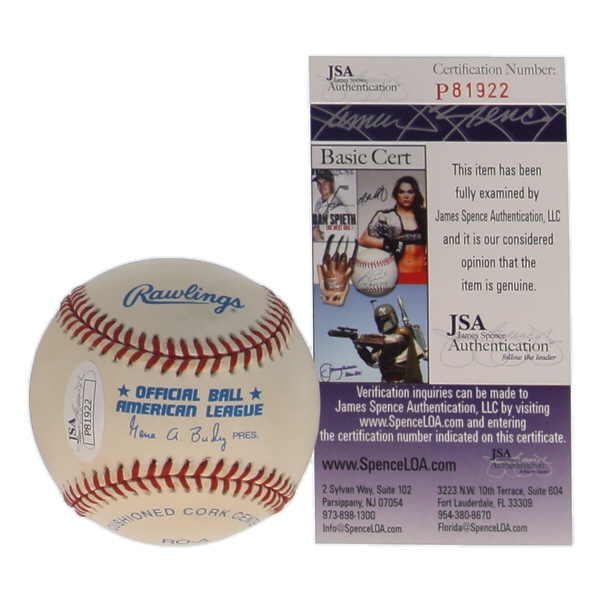 Bill "Moose" Skowron Signed OAL Baseball (JSA) at PristineAuction.com Bill "Moose" Skowron Signed OAL Baseball (JSA) at PristineAuction.com