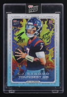 CJ Stroud 2024 Topps Now Youngest QB Playoff Game Winner #CJ2 RC at PristineAuction.com