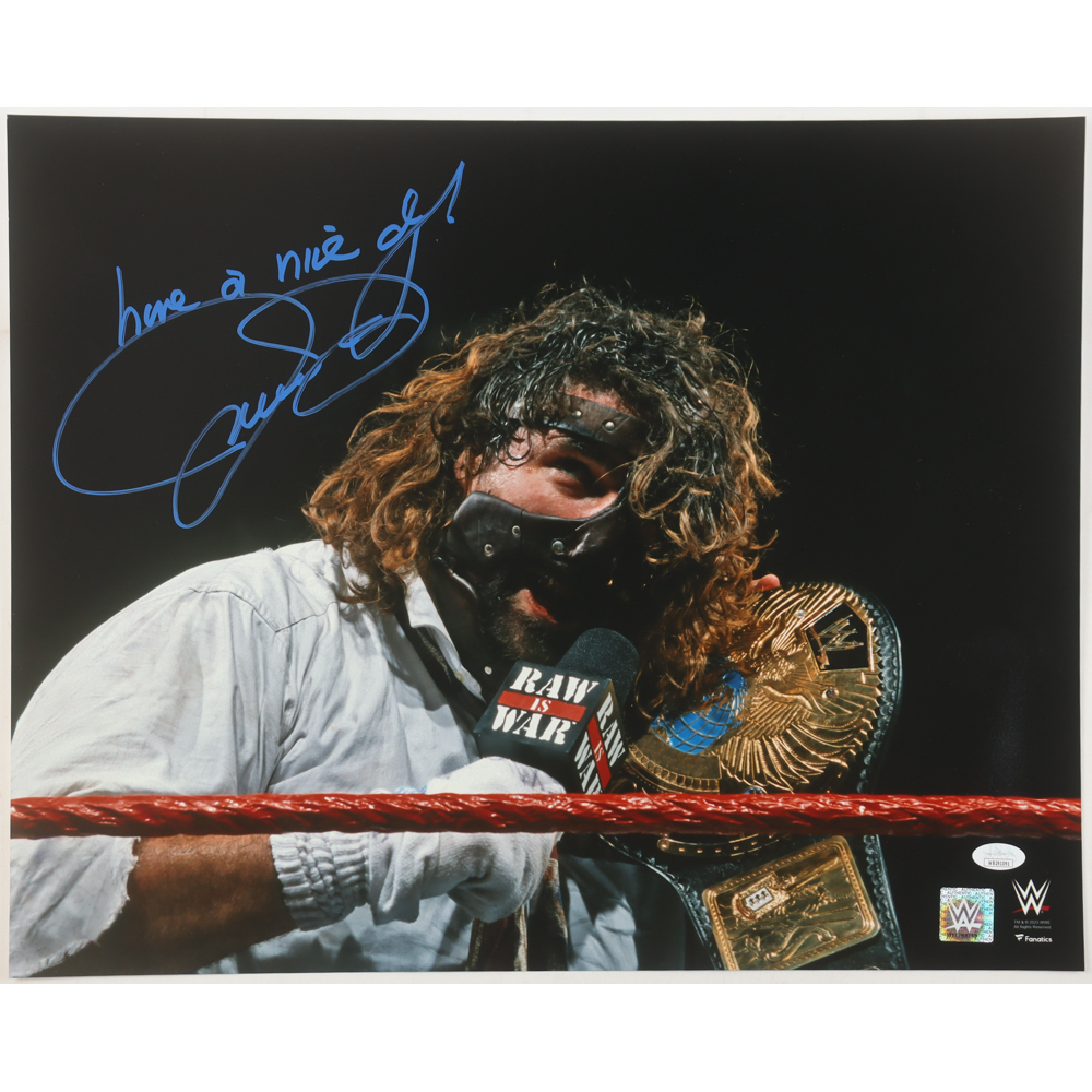 Mick Foley Signed WWE 16x20 Photo Inscribed "Have A Nice Day" (JSA) at PristineAuction.com