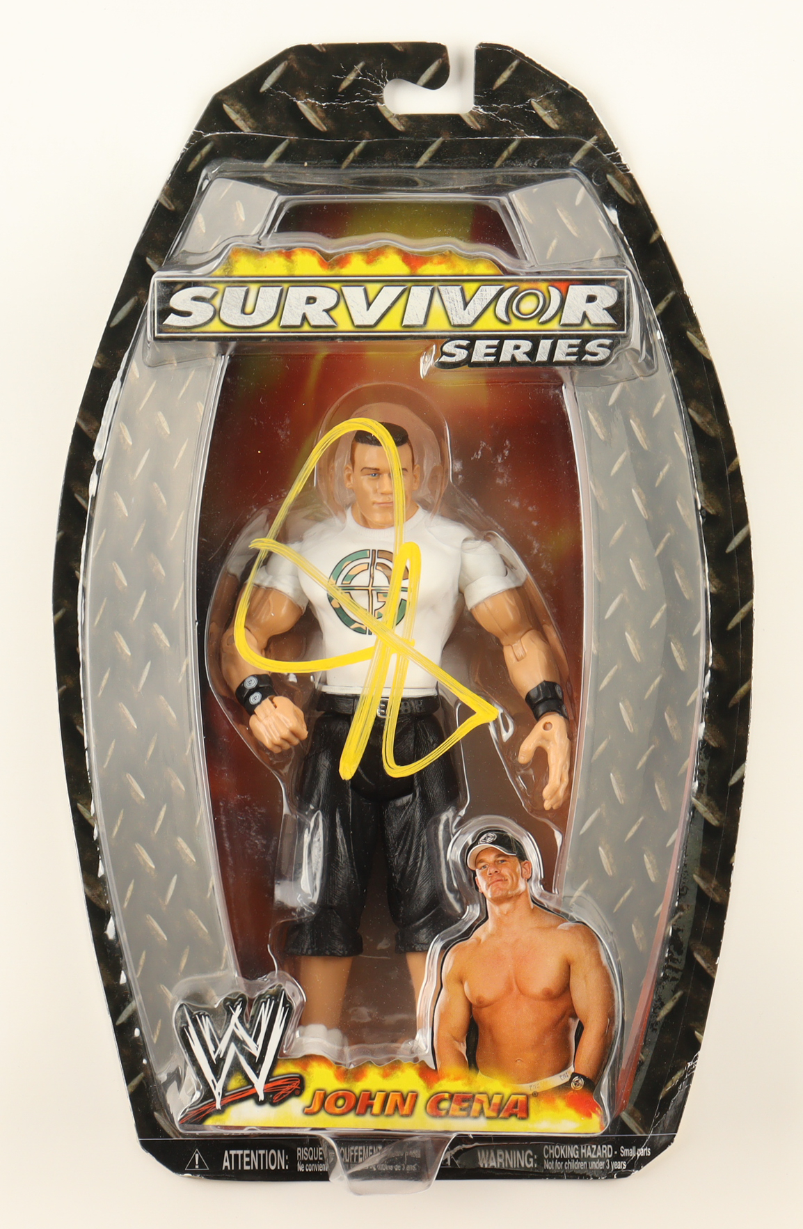 John Cena Signed WWE Survivor Series Action Figure (Beckett) at PristineAuction.com John Cena Signed WWE Survivor Series Action Figure (Beckett) at PristineAuction.com