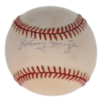 Johnny Mize Signed ONL Baseball (JSA) at PristineAuction.com