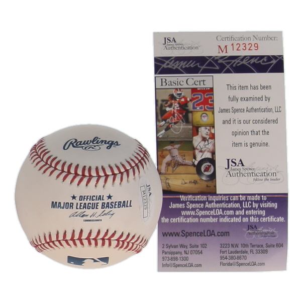 John Smoltz Signed OML Baseball (JSA) at PristineAuction.com John Smoltz Signed OML Baseball (JSA) at PristineAuction.com