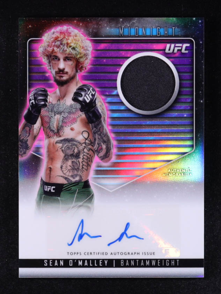 Sean O'Malley 2024 Topps Midnight UFC Relic Autographs #RCASOM