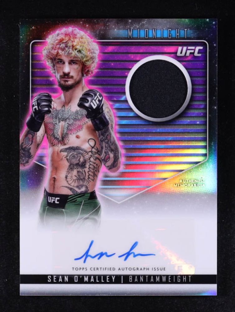 Sean O'Malley 2024 Topps Midnight UFC Relic Autographs #RCASOM