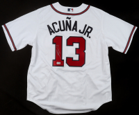 Ronald Acuna Jr. Signed Braves Nike Authentic Jersey (Beckett) at PristineAuction.com