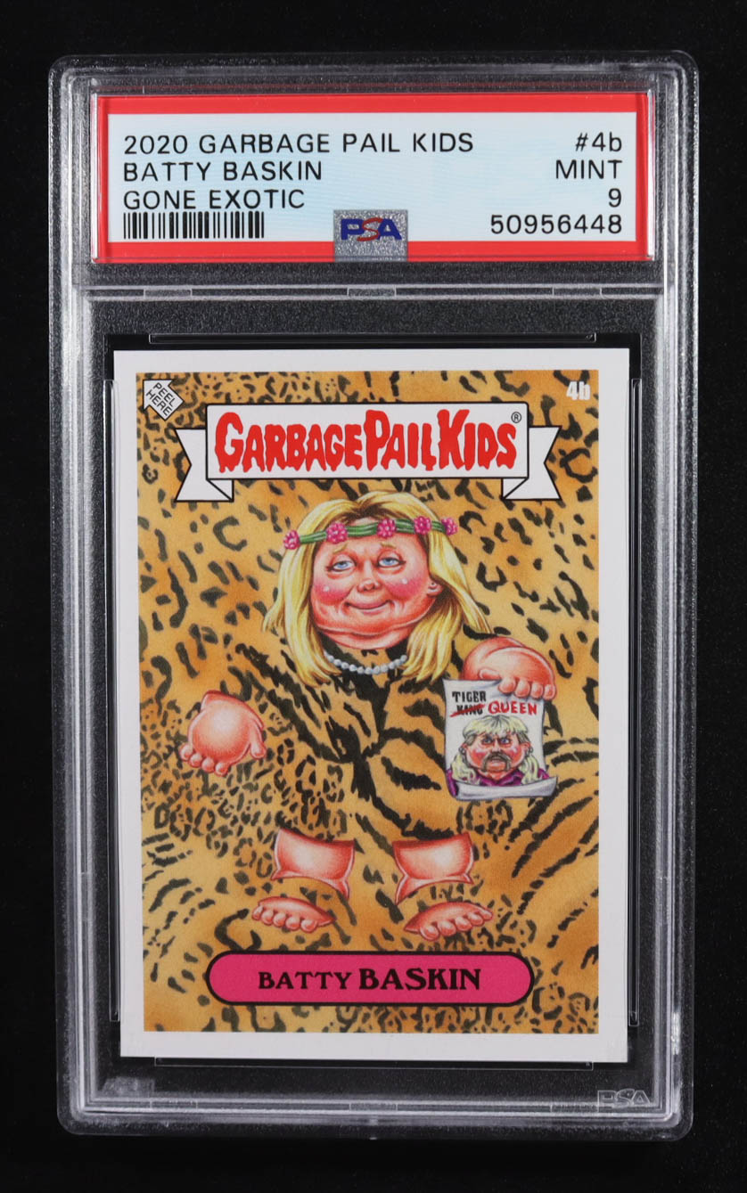 Batty Baskin 2020 Topps Garbage Pail Kids Gone Exotic #4b (PSA 9) at PristineAuction.com Batty Baskin 2020 Topps Garbage Pail Kids Gone Exotic #4b (PSA 9) at PristineAuction.com
