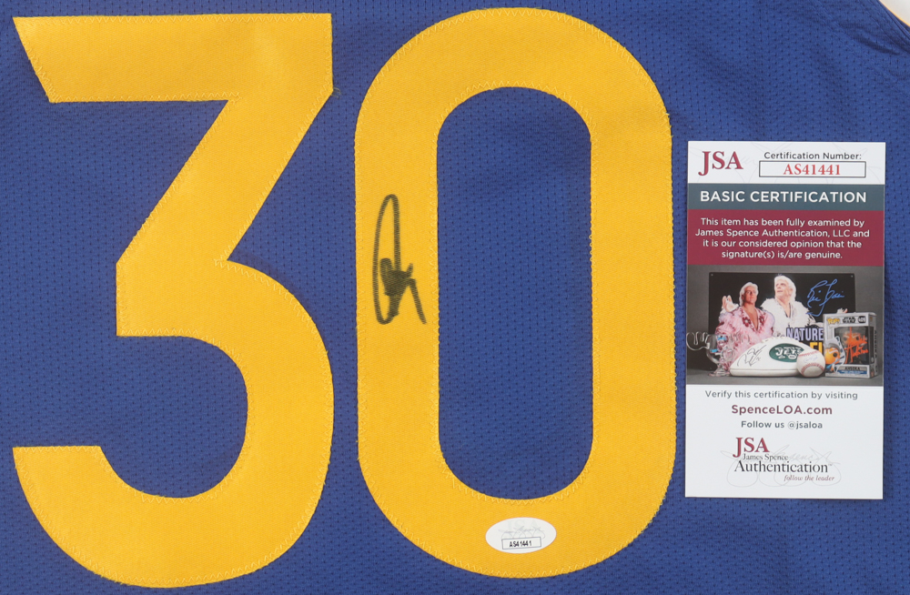 Stephen Curry Signed Warriors Nike Authentic Jersey (JSA) at PristineAuction.com Stephen Curry Signed Warriors Nike Authentic Jersey (JSA) at PristineAuction.com