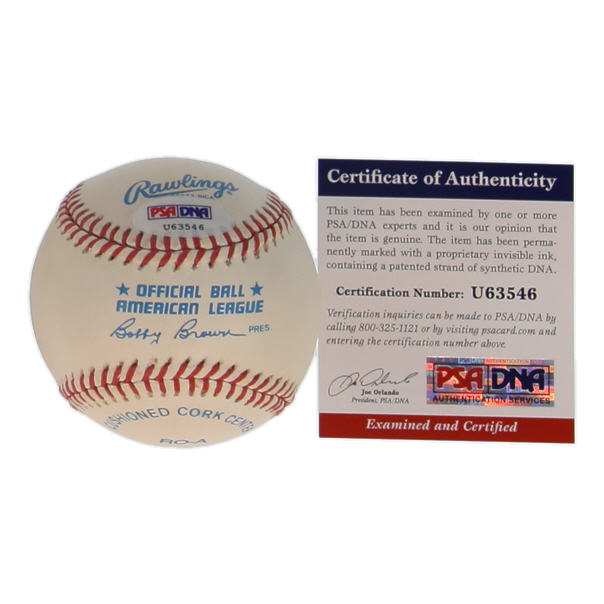 Larry Doby Signed OAL Baseball (PSA) at PristineAuction.com Larry Doby Signed OAL Baseball (PSA) at PristineAuction.com