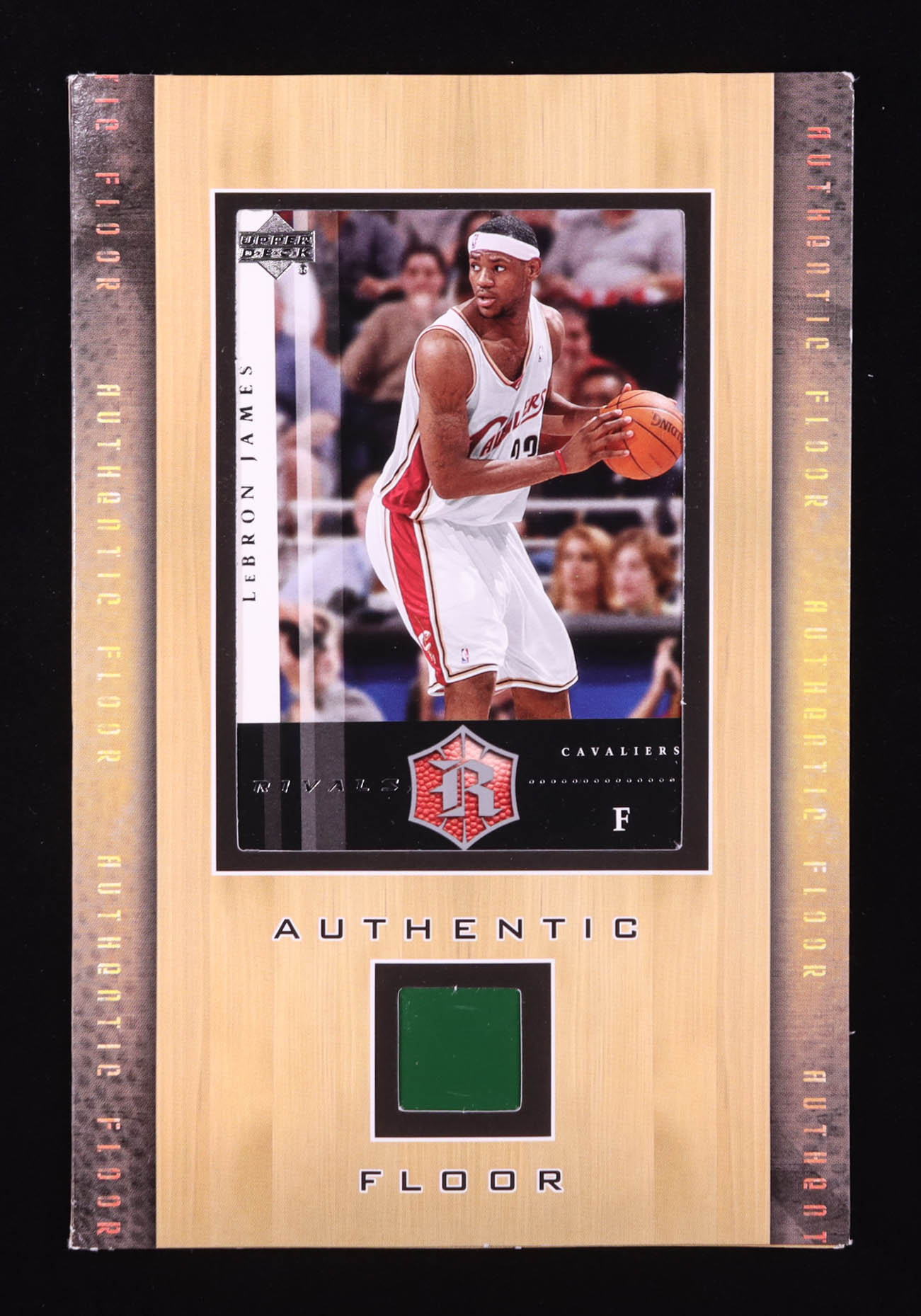 LeBron James 2004-05 Upper Deck Rivals Box Set #13 with Game-Used Floor Piece at PristineAuction.com LeBron James 2004-05 Upper Deck Rivals Box Set #13 with Game-Used Floor Piece at PristineAuction.com
