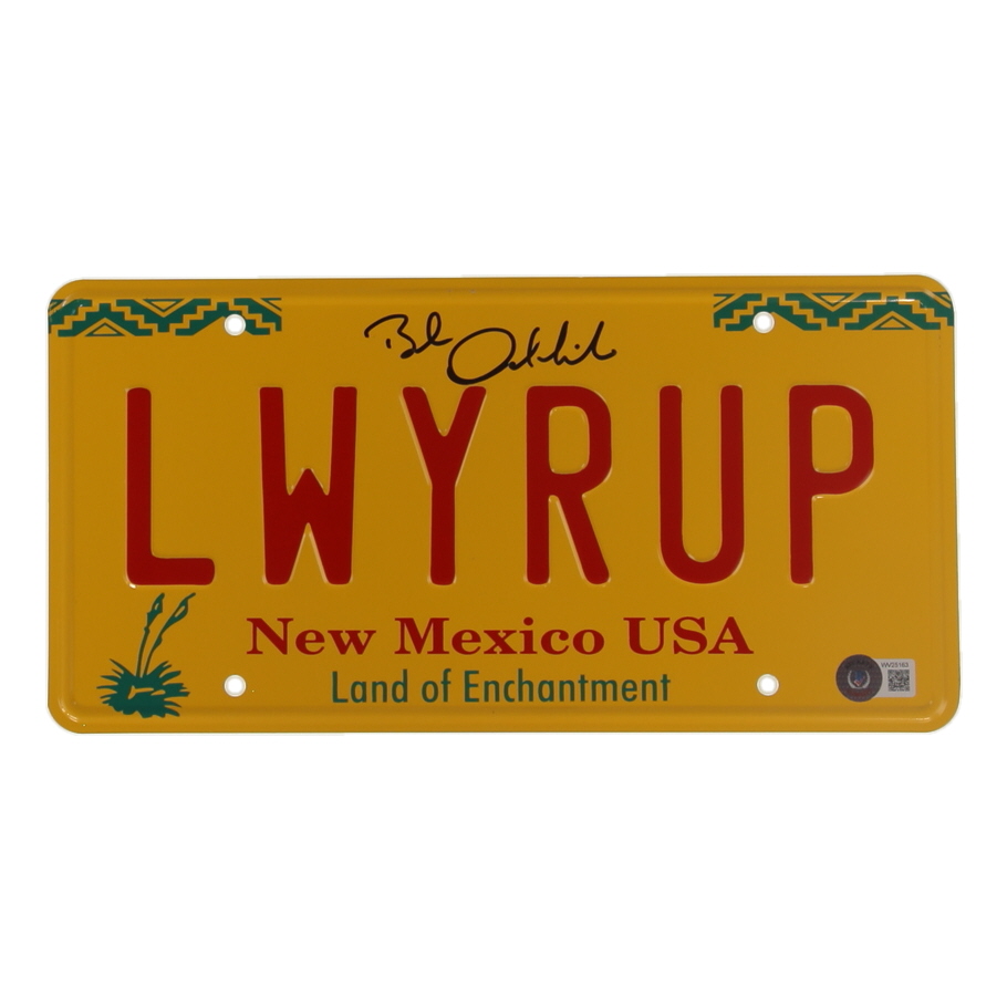 Bob Odenkirk Signed "Better Call Saul" License Plate (Beckett) at PristineAuction.com Bob Odenkirk Signed "Better Call Saul" License Plate (Beckett) at PristineAuction.com
