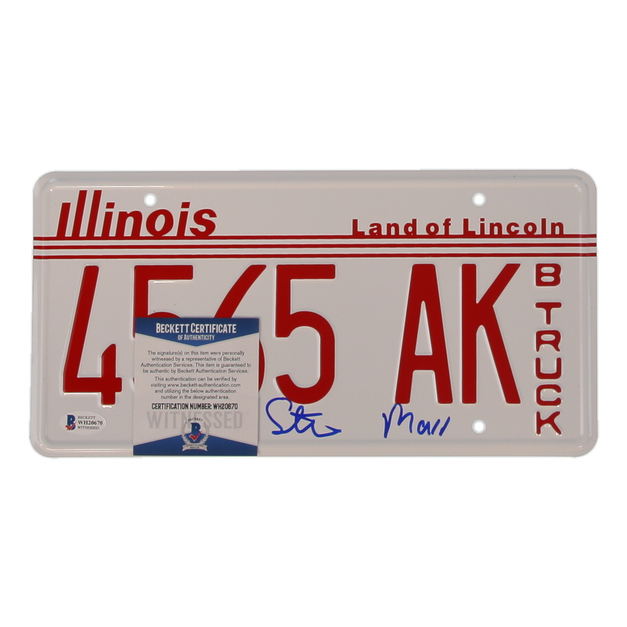 Daniel Stern Signed "Home Alone" License Plate Inscribed "Marv" (Beckett) at PristineAuction.com Daniel Stern Signed "Home Alone" License Plate Inscribed "Marv" (Beckett) at PristineAuction.com