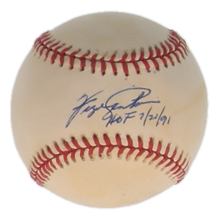 Ferguson "Fergie" Jenkins Signed ONL Baseball Inscribed "HOF 7/21/91" (JSA) at PristineAuction.com Ferguson "Fergie" Jenkins Signed ONL Baseball Inscribed "HOF 7/21/91" (JSA) at PristineAuction.com