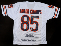 1985 Chicago Bears Super Bowl XX Highlight Jersey Team-Signed by (18) With William Perry, Dan Hampton, Mike Singletary, Otis Wilson (JSA & Beckett) at PristineAuction.com