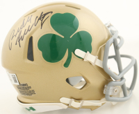 Rudy Ruettiger Signed Notre Dame Fighting Irish Mini Speed Helmet (Beckett) at PristineAuction.com