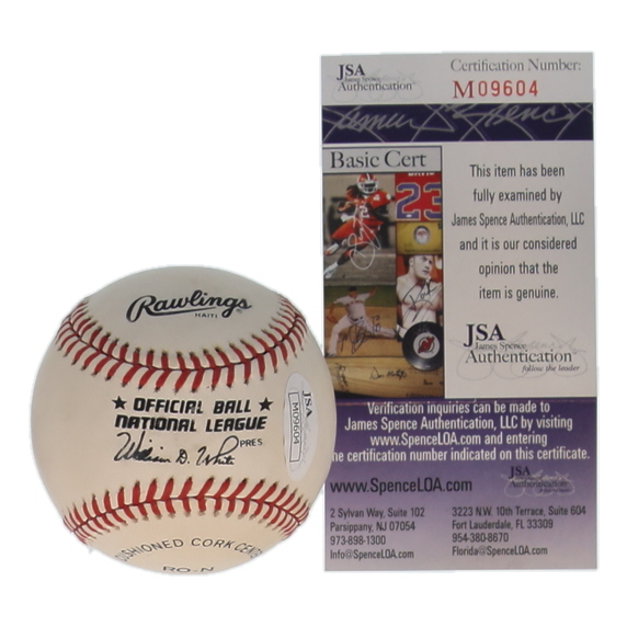 Billy Herman Signed ONL Baseball (JSA) at PristineAuction.com Billy Herman Signed ONL Baseball (JSA) at PristineAuction.com