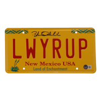 Bob Odenkirk Signed "Better Call Saul" License Plate (Beckett) at PristineAuction.com