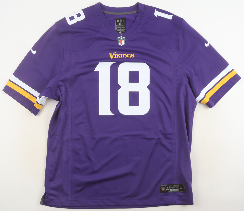 Justin Jefferson Signed Vikings Nike Authentic Jersey (Beckett) at PristineAuction.com Justin Jefferson Signed Vikings Nike Authentic Jersey (Beckett) at PristineAuction.com