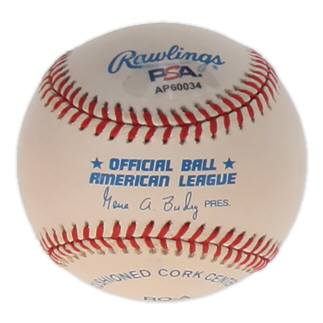 Tom Kelly Signed OAL Baseball (PSA) at PristineAuction.com Tom Kelly Signed OAL Baseball (PSA) at PristineAuction.com