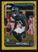 Quinyon Mitchell 2024 Topps Chrome Yellow Wave Refractors #229 #61/75 RC at PristineAuction.com