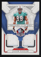Jason Taylor 2024 Panini National Treasures Treasures of the Hall #18 #17/25 at PristineAuction.com