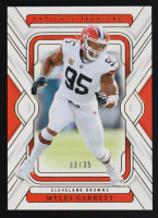 Myles Garrett 2024 Panini National Treasures Gold #23 #33/35 at PristineAuction.com