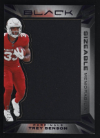 Trey Benson 2024 Panini Black Sizeable Rookie Memorabilia Royal #29 #77/99 RC at PristineAuction.com