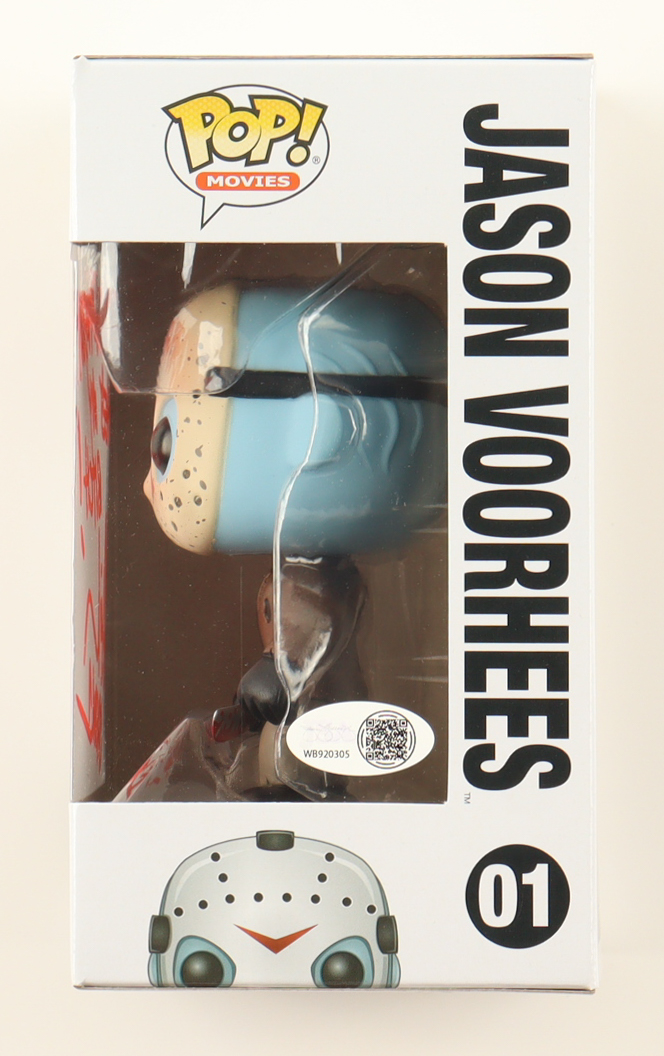 Ari Lehman Signed "Friday the 13th" #01 Jason Voorhees Funko Pop! Vinyl Figure Inscribed "F*** Freddy! He's My B****!" & "Jason 1" (JSA) at PristineAuction.com Ari Lehman Signed "Friday the 13th" #01 Jason Voorhees Funko Pop! Vinyl Figure Inscribed "F*** Freddy! He's My B****!" & "Jason 1" (JSA) at PristineAuction.com