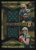 MarShawn Lloyd / Michael Pratt 2024 Panini Gold Standard Newly Minted Memorabilia Duals #3 #138/299 RC at PristineAuction.com