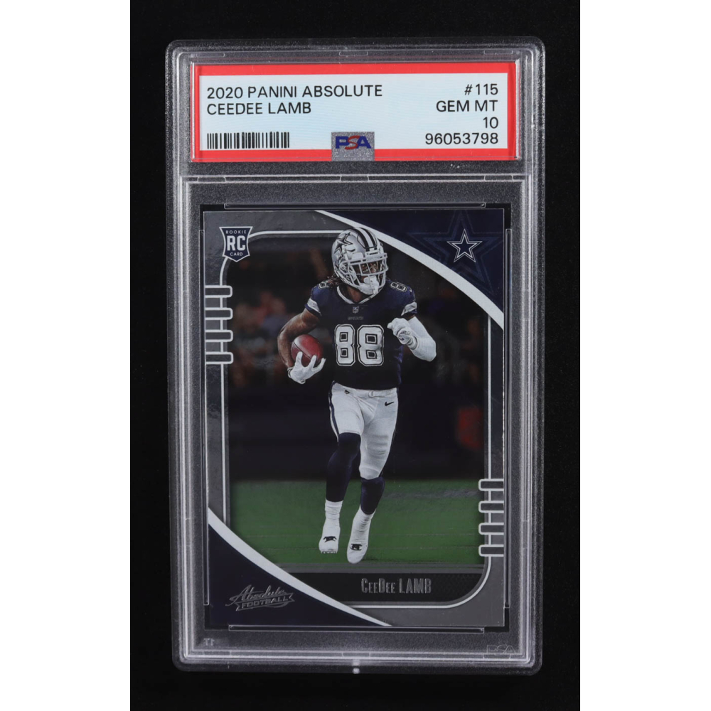CeeDee Lamb 2020 Absolute #115 RC (PSA 10) at PristineAuction.com