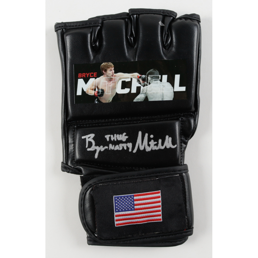 Bryce Mitchell Signed MMA Custom USA Glove (PA) at PristineAuction.com