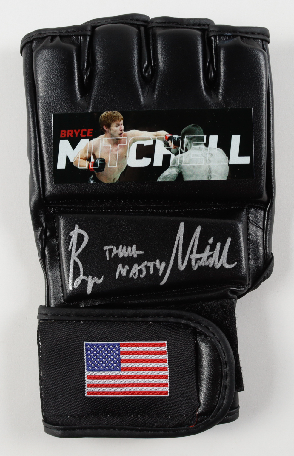Bryce Mitchell Signed MMA Custom USA Glove (PA) at PristineAuction.com Bryce Mitchell Signed MMA Custom USA Glove (PA) at PristineAuction.com