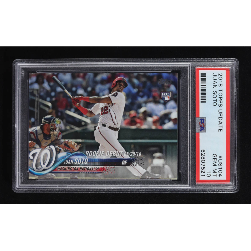Juan Soto 2018 Topps Update #US104 RC (PSA 10) at PristineAuction.com