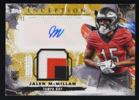 Jalen McMillan 2024 Topps Inception Provenance Patch Autographs #PPAJM #08/15 RC at PristineAuction.com